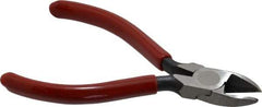 Proto - 4-7/16" OAL, Diagonal Cutter - 9/16" Jaw Length x 9/16" Jaw Width, Oval Head, Plastisol Handle - Americas Industrial Supply