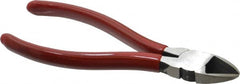 Proto - 6-1/16" OAL, Diagonal Cutter - 13/16" Jaw Length x 3/4" Jaw Width, Oval Head, Plastisol Handle - Americas Industrial Supply