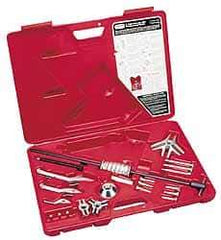 Proto - 19 Piece, 6 Ton Capacity, 7" Spread, General Pupose Puller Set - 8 Jaws, 6" Reach - Americas Industrial Supply