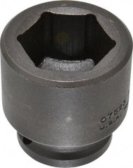 Proto - 3/4" Drive 1-7/16" Standard Impact Socket - 6 Points, 2-5/16" OAL - Americas Industrial Supply
