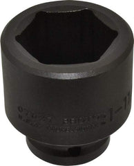 Proto - 3/4" Drive 1-11/16" Standard Impact Socket - 6 Points, 2-5/8" OAL - Americas Industrial Supply
