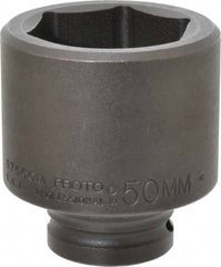 Proto - 3/4" Drive 50mm Standard Impact Socket - 6 Points, 3-7/64" OAL - Americas Industrial Supply