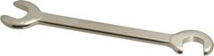 Proto - 11/32" Stubby Open End Wrench - 3-3/4" OAL, Double End, Satin Finish, 15° & 75° Head Angle - Americas Industrial Supply