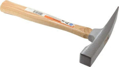 Stanley - 1-1/2 Lb Head Bricklayer's Hammer - 11" OAL, Wood Handle - Americas Industrial Supply