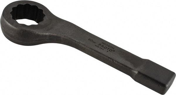 Proto - 60mm 12 Point Striking Box Wrench - Single End, 14-1/2" OAL, Steel - Americas Industrial Supply