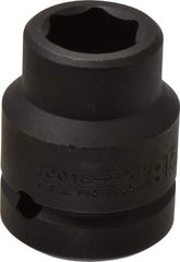 Proto - 1" Drive 15/16" Standard Impact Socket - 6 Points, 2-1/2" OAL - Americas Industrial Supply