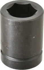 Proto - 1" Drive 1-1/4" Standard Impact Socket - 6 Points, 2-5/8" OAL - Americas Industrial Supply