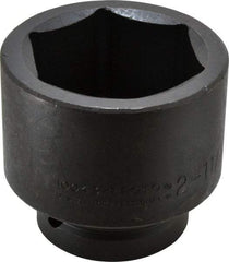Proto - 1" Drive 2-11/16" Standard Impact Socket - 6 Points, 3-21/32" OAL - Americas Industrial Supply