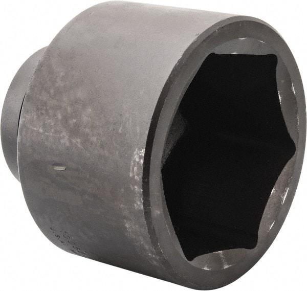 Proto - 1" Drive 3-1/4" Standard Impact Socket - 6 Points, 4-3/8" OAL - Americas Industrial Supply