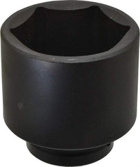 Proto - 1" Drive 3-5/8" Standard Impact Socket - 6 Points, 4-3/4" OAL - Americas Industrial Supply