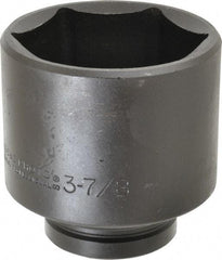 Proto - 1" Drive 3-7/8" Standard Impact Socket - 6 Points, 5" OAL - Americas Industrial Supply