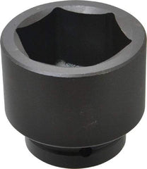Proto - 1" Drive 65mm Standard Impact Socket - 6 Points, 3-1/2" OAL - Americas Industrial Supply