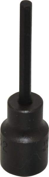 Proto - 3/8" Drive, 5/32" Impact Hex Bit Socket - 1-5/8" Bit Length, 2-23/32" OAL - Americas Industrial Supply