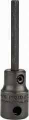 Proto - 3/8" Drive, 3/16" Impact Hex Bit Socket - 1-5/8" Bit Length, 2-23/32" OAL - Americas Industrial Supply