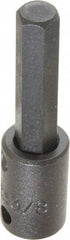 Proto - 3/8" Drive, 3/8" Impact Hex Bit Socket - 1-5/8" Bit Length, 2-23/32" OAL - Americas Industrial Supply