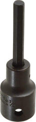 Proto - 1/2" Drive, 1/4" Impact Hex Bit Socket - 1-3/4" Bit Length, 3-1/4" OAL - Americas Industrial Supply