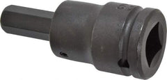 Proto - 3/4" Drive, 5/8" Impact Hex Bit Socket - 1-15/32" Bit Length, 3-27/32" OAL - Americas Industrial Supply