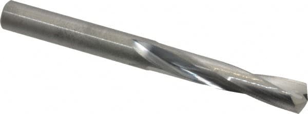 Atrax - 0.242" 135° Spiral Flute Solid Carbide Screw Machine Drill Bit - Americas Industrial Supply