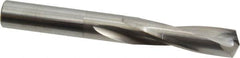 Atrax - 0.386" 135° Spiral Flute Solid Carbide Screw Machine Drill Bit - Bright Finish, Right Hand Cut, 1-7/8" Flute Length, 3-1/4" OAL, Split Point, Straight Shank - Americas Industrial Supply