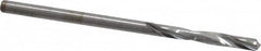 Atrax - #43 135° Spiral Flute Solid Carbide Screw Machine Drill Bit - Bright Finish, Right Hand Cut, 3/4" Flute Length, 1-3/4" OAL, Split Point, Straight Shank - Americas Industrial Supply