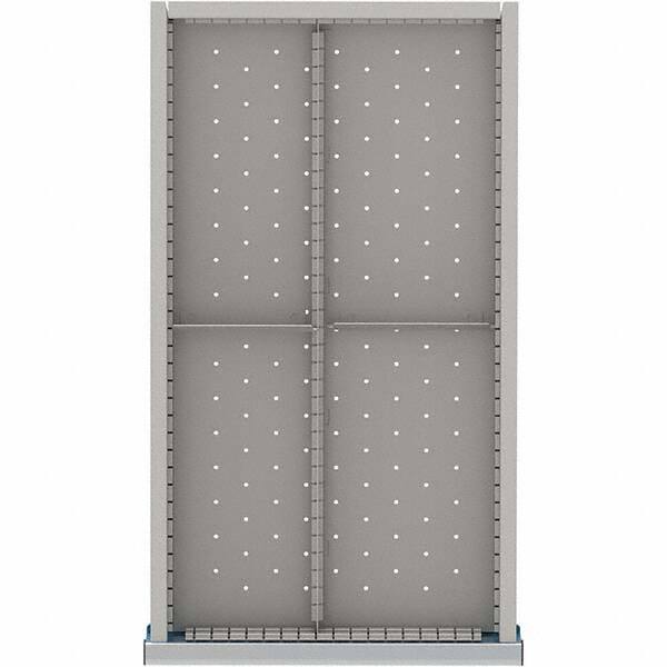LISTA - 4-Compartment Drawer Divider Layout for 3.15" High Drawers - Americas Industrial Supply