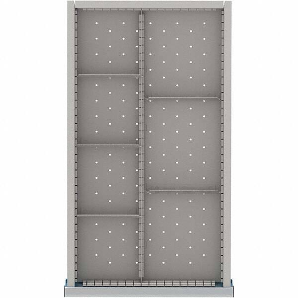 LISTA - 7-Compartment Drawer Divider Layout for 3.15" High Drawers - Americas Industrial Supply