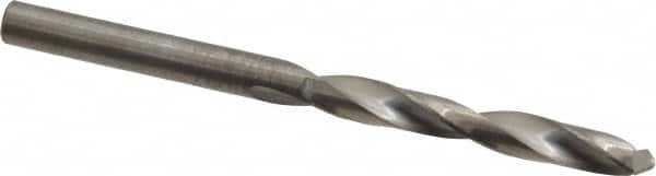 Atrax - 13/64" 118° Solid Carbide Jobber Drill - Bright Finish, Right Hand Cut, Spiral Flute, Straight Shank, 3" OAL, Standard Point - Americas Industrial Supply