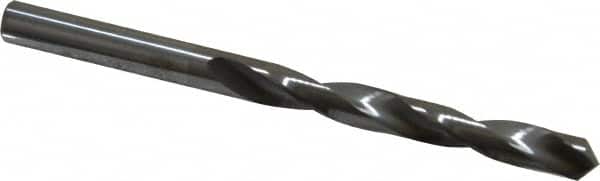 Atrax - 15/64" 118° Solid Carbide Jobber Drill - Bright Finish, Right Hand Cut, Spiral Flute, Straight Shank, 3-1/4" OAL, Standard Point - Americas Industrial Supply