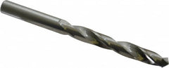 Atrax - 19/64" 118° Solid Carbide Jobber Drill - Bright Finish, Right Hand Cut, Spiral Flute, Straight Shank, 3-3/4" OAL, Standard Point - Americas Industrial Supply