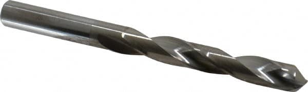 Atrax - 5/16" 118° Solid Carbide Jobber Drill - Bright Finish, Right Hand Cut, Spiral Flute, Straight Shank, 3-3/4" OAL, Standard Point - Americas Industrial Supply