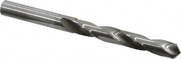 Atrax - 11/32" 118° Solid Carbide Jobber Drill - Bright Finish, Right Hand Cut, Spiral Flute, Straight Shank, 4" OAL, Standard Point - Americas Industrial Supply