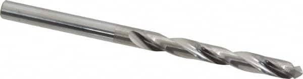Atrax - #22 118° Solid Carbide Jobber Drill - Bright Finish, Right Hand Cut, Spiral Flute, Straight Shank, 2-1/2" OAL, Standard Point - Americas Industrial Supply
