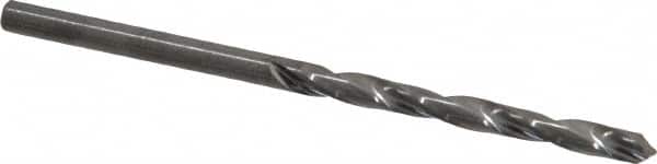 Atrax - #33 118° Solid Carbide Jobber Drill - Bright Finish, Right Hand Cut, Spiral Flute, Straight Shank, 2-1/4" OAL, Standard Point - Americas Industrial Supply