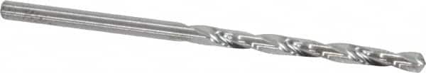 Atrax - #36 118° Solid Carbide Jobber Drill - Bright Finish, Right Hand Cut, Spiral Flute, Straight Shank, 2-1/4" OAL, Standard Point - Americas Industrial Supply