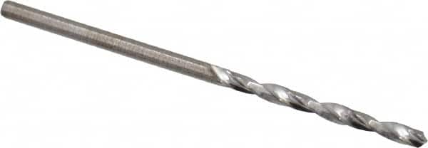 Atrax - #52 118° Solid Carbide Jobber Drill - Bright Finish, Right Hand Cut, Spiral Flute, Straight Shank, 1-1/2" OAL, Standard Point - Americas Industrial Supply
