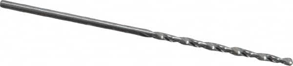 Atrax - #58 118° Solid Carbide Jobber Drill - Bright Finish, Right Hand Cut, Spiral Flute, Straight Shank, 1-1/2" OAL, Standard Point - Americas Industrial Supply