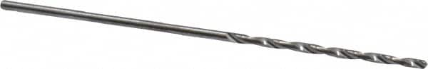 Atrax - #65 118° Solid Carbide Jobber Drill - Bright Finish, Right Hand Cut, Spiral Flute, Straight Shank, 1-3/8" OAL, Standard Point - Americas Industrial Supply