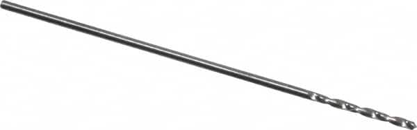 Atrax - #70 118° Solid Carbide Jobber Drill - Bright Finish, Right Hand Cut, Spiral Flute, Straight Shank, 1-1/4" OAL, Standard Point - Americas Industrial Supply