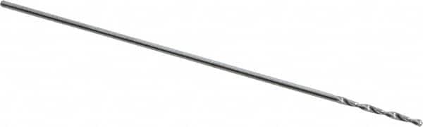 Atrax - #75 118° Solid Carbide Jobber Drill - Bright Finish, Right Hand Cut, Spiral Flute, Straight Shank, 1-1/4" OAL, Standard Point - Americas Industrial Supply