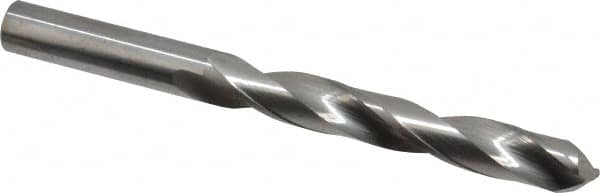 Atrax - 9.5mm 118° Solid Carbide Jobber Drill - Bright Finish, Right Hand Cut, Spiral Flute, Straight Shank, 4-1/4" OAL, Standard Point - Americas Industrial Supply