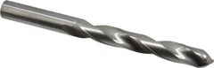 Atrax - 9.5mm 118° Solid Carbide Jobber Drill - Bright Finish, Right Hand Cut, Spiral Flute, Straight Shank, 4-1/4" OAL, Standard Point - Americas Industrial Supply