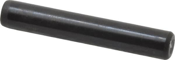 Holo-Krome - 1/4" Diam x 1-1/2" Pin Length 4000 Alloy Steel Oversized Dowel Pin - Black Luster Finish, C 47-58 & C 60 (Surface) Hardness, 1 Beveled & 1 Rounded End - Americas Industrial Supply