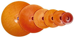 Made in USA - 9" Diam Locking Nut Disc Backing Pad - Soft Density, 15,000 RPM - Americas Industrial Supply