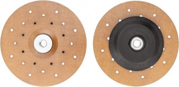 Made in USA - 7" Diam Locking Nut Disc Backing Pad - Soft Density, 10,000 RPM - Americas Industrial Supply