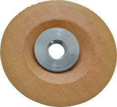 Made in USA - 4" Diam Locking Nut Disc Backing Pad - Soft Density, 25,000 RPM - Americas Industrial Supply