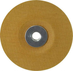 Made in USA - 5" Diam Locking Nut Disc Backing Pad - Soft Density, 20,000 RPM - Americas Industrial Supply