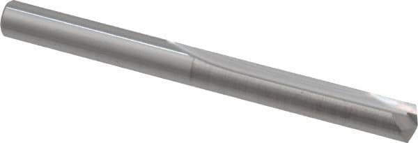 Atrax - #7, 0.201", 140° Point, Solid Carbide Straight Flute Drill Bit - Americas Industrial Supply