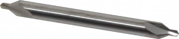 Atrax - #2 Plain Cut 60° Incl Angle Solid Carbide Combo Drill & Countersink - Americas Industrial Supply