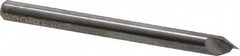 Atrax - 1/8" Head Diam, 1/8" Shank Diam, 1 Flute 60° Solid Carbide Countersink - Americas Industrial Supply
