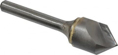 Atrax - 5/8" Head Diam, 1/4" Shank Diam, 1 Flute 82° Solid Carbide Countersink - Americas Industrial Supply